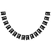 Skull Gothic Halloween Hochzeitsjagd Wimpelkette (Alle)