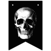 Skull Gothic Halloween Hochzeitsjagd Wimpelkette (Erste Fahne)