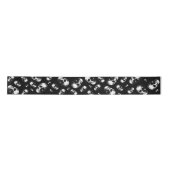 Skull Gothic Halloween Hochzeitskull Ribbon Satinband (Vorderseite)