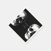 Skull Gothic Halloween Wedding Napkins Serviette (Ecke)