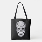 Skull Gothic Style Crossbody Tasche Pures (Rückseite)