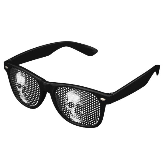 Skull Gothic Wedding Partybrille (Schrägansicht)