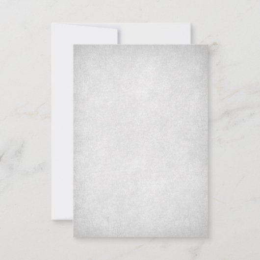 Skull Gothic Wedding RSVP Karte (Rückseite)