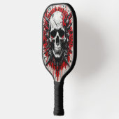 Skull Graffiti - Acrylpuzzle Pickleball Schläger (Links)