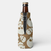 Skull-Grafikmuster-Design Flaschenkühler (Flasche Rückseite)