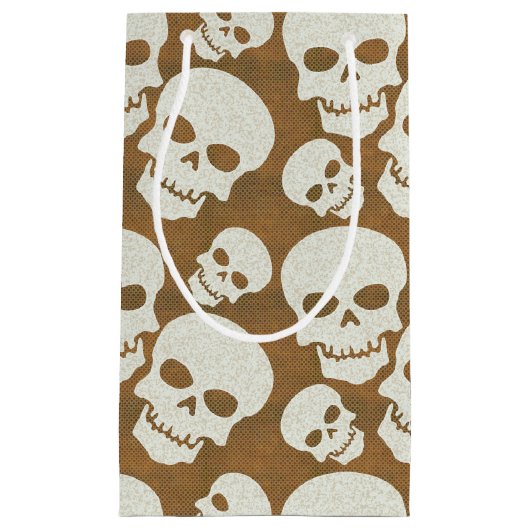 Skull-Grafikmuster-Design Kleine Geschenktüte (Vorderseite)