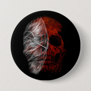 SKULL GRAPHIC HALLOWEEN GIFT DESIGN BUTTON