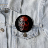SKULL GRAPHIC HALLOWEEN GIFT DESIGN BUTTON (Beispiel)