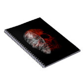 SKULL GRAPHIC HALLOWEEN GIFT DESIGN NOTIZBLOCK (Rechte Seite)
