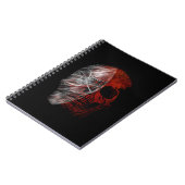SKULL GRAPHIC HALLOWEEN GIFT DESIGN NOTIZBLOCK (Linke Seite)