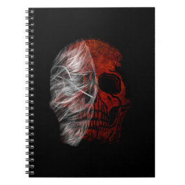 SKULL GRAPHIC HALLOWEEN GIFT DESIGN NOTIZBLOCK