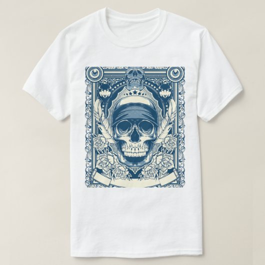 Skull Graphic T - Shirt - Dunkelgotik (Design vorne)
