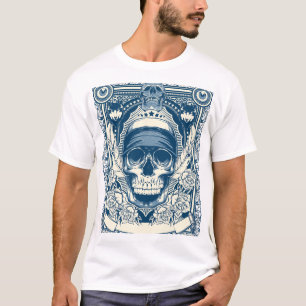 Skull Graphic T - Shirt - Dunkelgotik