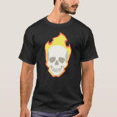 Skull Graphic T-Shirt – Minimal Dark Skull Design  (Vorderseite)