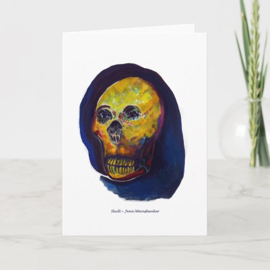 Skull GREETING CARD Karte (Vorderseite)