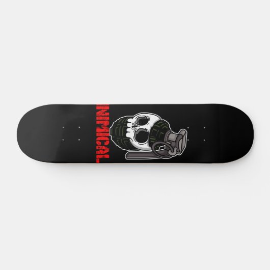 Skull Grenade Skateboard (Horizontal)