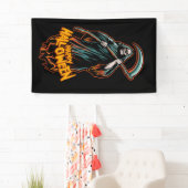 Skull Grim Sensenmann Halloween Banner (Insitu)