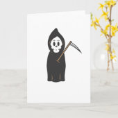 Skull Grimreaper Karte (Gelbe Blume)
