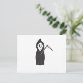 Skull Grimreaper Postkarte (Stehend Vorderseite)