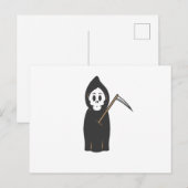 Skull Grimreaper Postkarte (Vorne/Hinten)