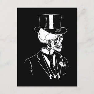Skull Groom Postkarte