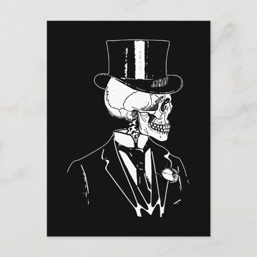 Skull Groom Postkarte (Vorderseite)
