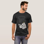 Skull Groom Wedding T-Shirt (Vorne ganz)