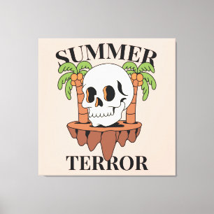 Skull Groovy Leinwanddruck