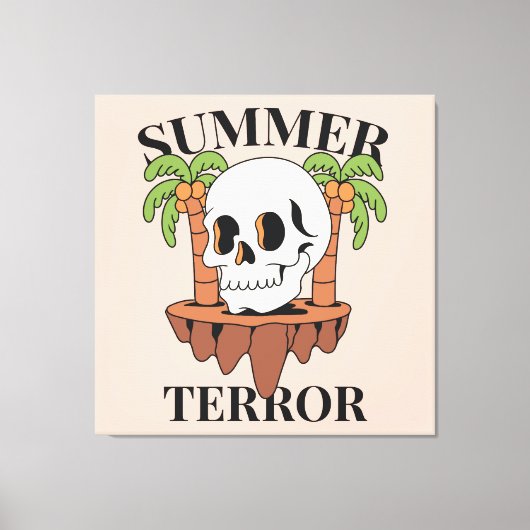 Skull Groovy Leinwanddruck (Vorderseite)