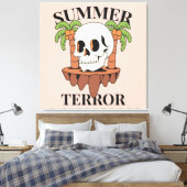 Skull Groovy Leinwanddruck (Insitu (Schlafzimmer))