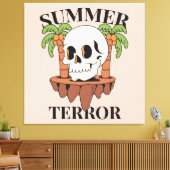 Skull Groovy Leinwanddruck (Insitu (Wohnzimmer))