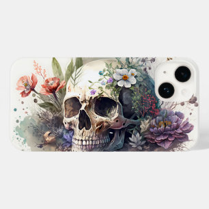 Skull Grunge Ästhetische Aquarellbilder Case-Mate iPhone 14 Hülle