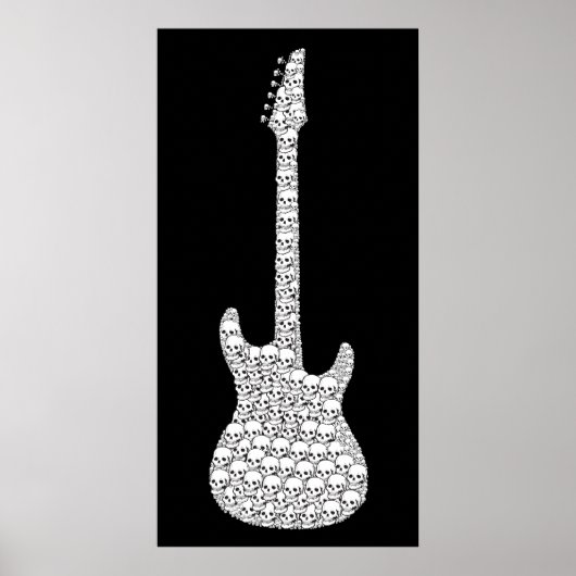 Skull Guitar Poster (Vorne)