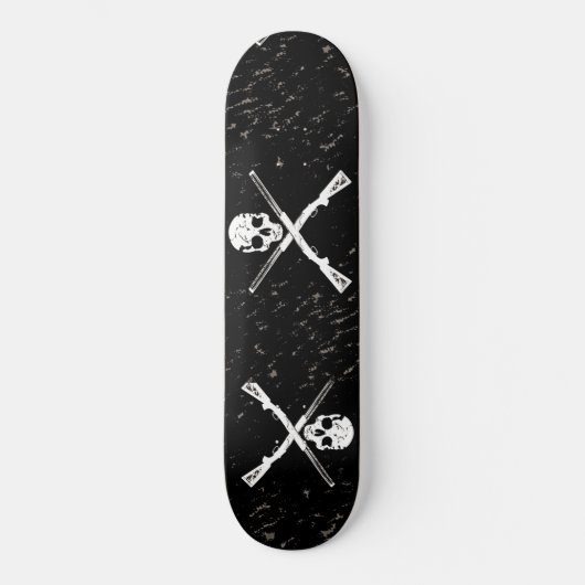 Skull & Guns Skateboard von Bradley Boness (Vorderseite)