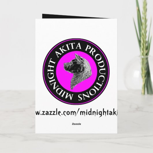 Skull Halloween Card Karte (Rückseite)