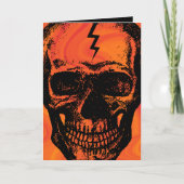 Skull Halloween Card Karte (Vorderseite)