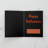 Skull Halloween Card Karte (Innenseite)