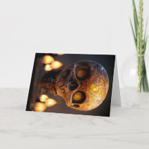 Skull Halloween Card