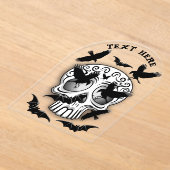 Skull Halloween Dekorative Calaveras Acryleinladungen (Ablage )