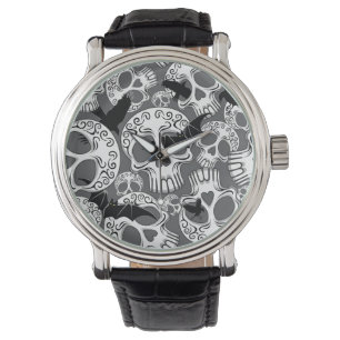 Skull Halloween Dekorative Calaveras Armbanduhr