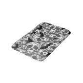 Skull Halloween Dekorative Calaveras Badematte (Schrägansicht)