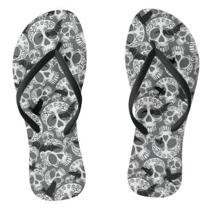 Skull Halloween Dekorative Calaveras Badesandalen