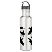 Skull Halloween Dekorative Calaveras Edelstahlflasche (Rückseite)