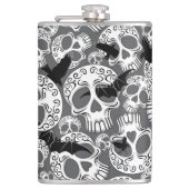 Skull Halloween Dekorative Calaveras Flachmann (Vorderseite)