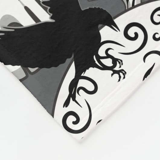 Skull Halloween Dekorative Calaveras Fleecedecke (Ecke)