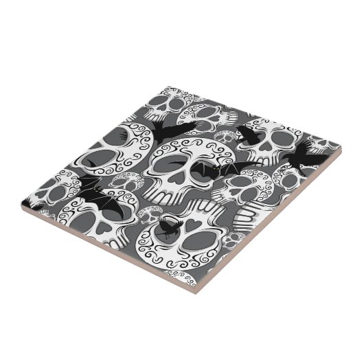 Skull Halloween Dekorative Calaveras Fliese (Seite)