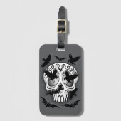 Skull Halloween Dekorative Calaveras Gepäckanhänger (Vorderseite Vertikal)