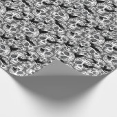 Skull Halloween Dekorative Calaveras Geschenkpapier (Ecke)