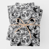Skull Halloween Dekorative Calaveras Geschenkpapier Set (Beispiel)