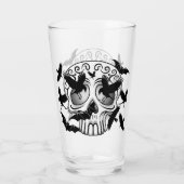 Skull Halloween Dekorative Calaveras Glas (Rückseite)
